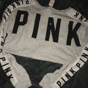 Victoria Secret pink bling long sleeve shirt